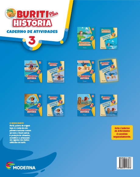 Caderno - Buriti Plus História 3 - verso